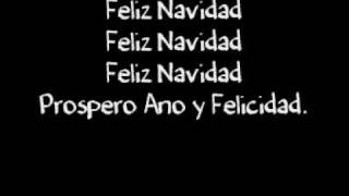 Lyrics  Feliz Navidad [upl. by Kosaka]