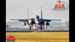 RAF Lakenheath USAF Fighter Jets Aviation in Action [upl. by Lodovico]