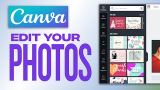 How To Edit Photos In Canva BEGINNER TUTORIAL [upl. by Atnima]