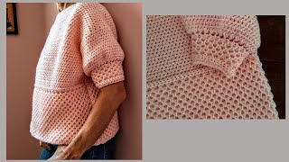 Blusa a crochet para mujer ¡Paso a paso [upl. by Mindy871]