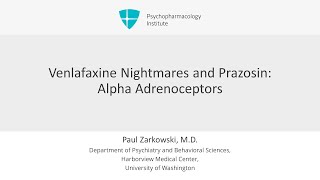 Can You Combine Venlafaxine and Prazosin [upl. by Ecinreb306]