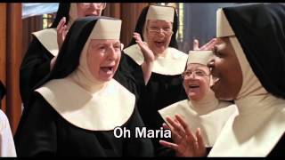 Sister Act 1992  quotOh Mariaquot  VideoLyrics HD [upl. by Wayolle]