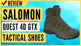 Salomon Forces Quest 4D GTX 2 EN Tactical Shoes Review [upl. by Anailuig945]