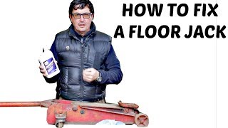 How To Fix A Floor Jack Like A Pro [upl. by Nnylyma622]