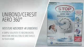 UniBondCeresit Aero 360°  Moisture Absorber  1 refill tab 450g  4K Unboxing and Installation [upl. by Nwahser]