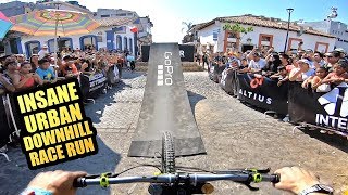 INSANE URBAN MTB DOWNHILL IN MEXICO  FULL RACE RUN [upl. by Joappa]