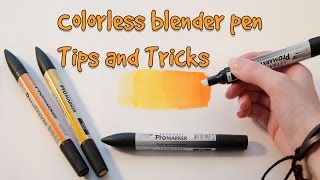 TUTORIAL Colorless Blender Tips and Tricks [upl. by Petronilla]