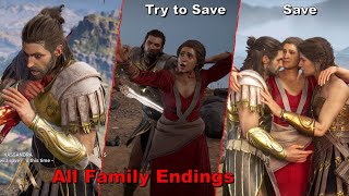 Assassins Creed Odyssey  Save vs Kill Deimos All Endings [upl. by Asirehc]