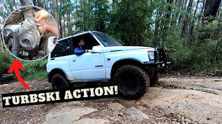 Mikes Suzuki Vitara Gets a Turbo  Turbo Install PT1 [upl. by Krahling]