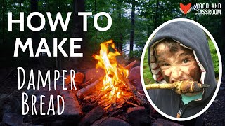 How To Make Damper Bread Campfire Cooking [upl. by Llerehc]