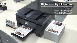 Printer Epson EcoTank L14150 A3 WiFi Duplex WideFormat AllinOne Ink Tank [upl. by Aneekahs]