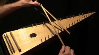 quotGreensleevesquot on Bowed Psaltery [upl. by Dachia]