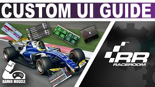 RaceRoom Custom Hud UI Guide  Web Hud Download Link [upl. by Evol116]