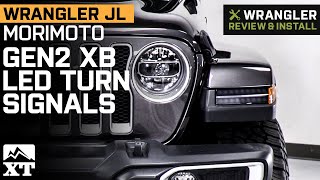 Jeep Wrangler JL Morimoto GEN2 XB LED Turn Signals Smoked Review amp Install [upl. by Terpstra319]