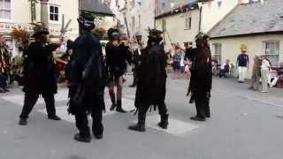 Beltane Border Morris dancing Huntress in Cawsand [upl. by Talanian]