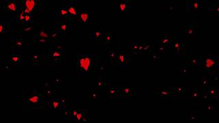 Heart Falling Overlay Stock Footage Free Download [upl. by Ycniuqal618]