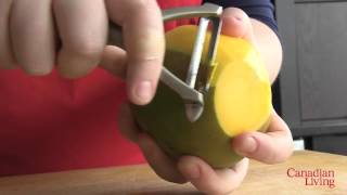 How To Peel And Cut A Mango [upl. by Reinhardt43]