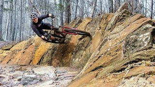 BEST TRAIL EVER Mountain Biking Fitzgerald Mountain in Springdale Arkansas [upl. by Galvin]