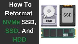 How To Quickly Reformat Your SSD M2 NVMe SSD and HDD In Windows 10  How To Format Any Drive [upl. by Aira]