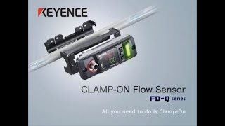 ClampOn Flow Sensors KEYENCE FDQ Series  Principle [upl. by Marinna236]