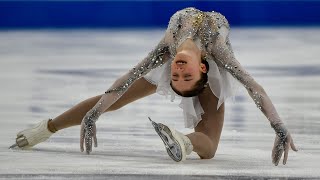 14yearold Isabeau Levito slays audience places 4th in short program at US Championships [upl. by Berny]