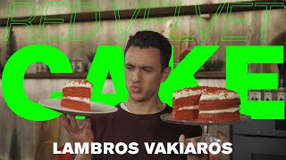 Red Velvet Cake  😱  LAMBROS VAKIAROS [upl. by Tade]