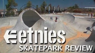 Skatepark Review etnies Skatepark  Lake Forest California [upl. by Irehj]