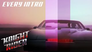 Every Knight Rider Intro Seasons 14  Knight Rider [upl. by Artus904]