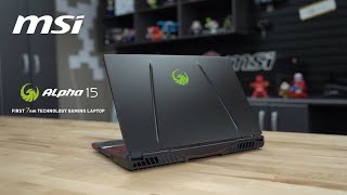 Alpha 15 Unboxing  MSI [upl. by Idnic]