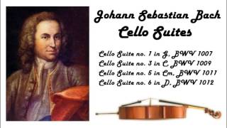 Johann Sebastian Bach  Cello suites in 432 Hz great for reading or studying [upl. by Kaliski561]