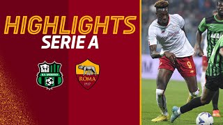 Sassuolo 11 Roma  Serie A Highlights 202223 [upl. by Neiv]