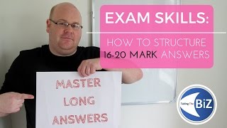 A level Business Revision  Answering 1620 Mark Questions [upl. by Biernat]