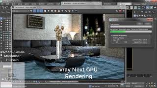 Vray Next GPU settings in 3ds max 2019 [upl. by Langston]