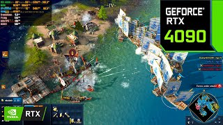 Age of Empires 4  RTX 4090 24GB  4K Maximum Settings [upl. by Ajnin]