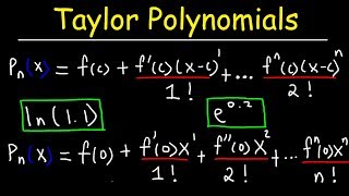 Taylor Polynomials amp Maclaurin Polynomials With Approximations [upl. by Alegnaoj]