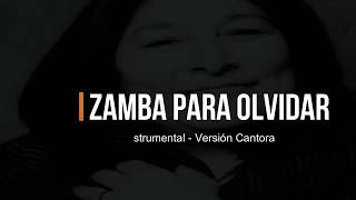 Zamba para olvidar  Instrumental  Cantora  Karaoke [upl. by Findlay921]