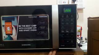 How to use Samsung 21 L Convection Microwave Oven CE73JDXTL Black full demo [upl. by Norred5]