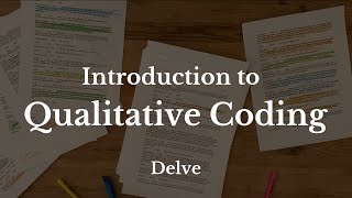 Introduction to Qualitative Coding [upl. by Ellehcyar]