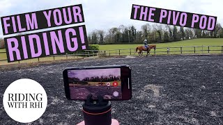 HOW TO FILM YOUR HORSE RIDING WITH Pivo Pod Camera For Horse Riding  UK Equestrian YouTuber [upl. by Trillby]