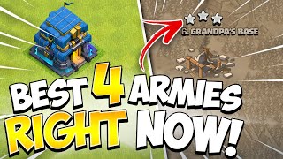 4 Unstoppable Armies for Easy 3 Star BEST TH12 War Attack Strategy Clan of Clans [upl. by Sirrom]