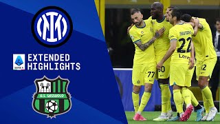 Inter vs Sassuolo Extended Highlights  Serie A  CBS Sports Golazo [upl. by Norty416]