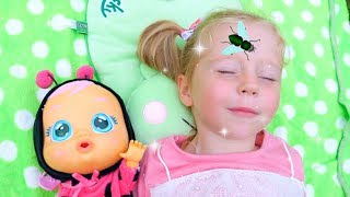 Nastya and Baby doll vs Pesky Flies Аnd other Funny Stories by Like Nastya [upl. by Caia]