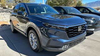 2023 Honda CRV EXL AWD  Canyon River Blue Metallic  Walkaround [upl. by Nnaylrebmik]