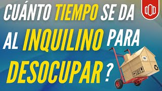 Tiempo que Tiene un Inquilino para Desocupar  Pago de Penalidad para desocupar el inmueble [upl. by Sharleen]