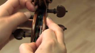 Changing a Violin String [upl. by Oliva126]