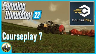 FS22 Courseplay 7 Basics  Mowing and Baling [upl. by Aphra]