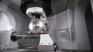 Haas Multigrind®  Grinding a Hob Cutter [upl. by Larred]