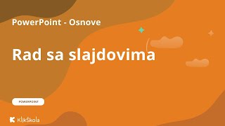 3 Rad sa slajdovima u PowerPointu [upl. by Jory]