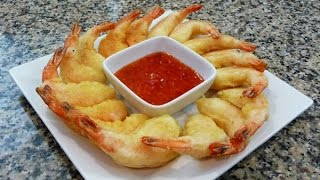 Shrimp Tempura Easy Japanese dish easy cooking [upl. by Henrie]