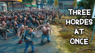 DAYS GONE  Defeating 3 Hordes At Once [upl. by Norvil]